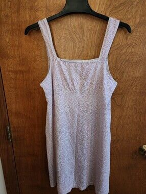 Vintage Y2K Cherokee Ditsy Floral Cotton  Square-Neck Nightgown Size XL